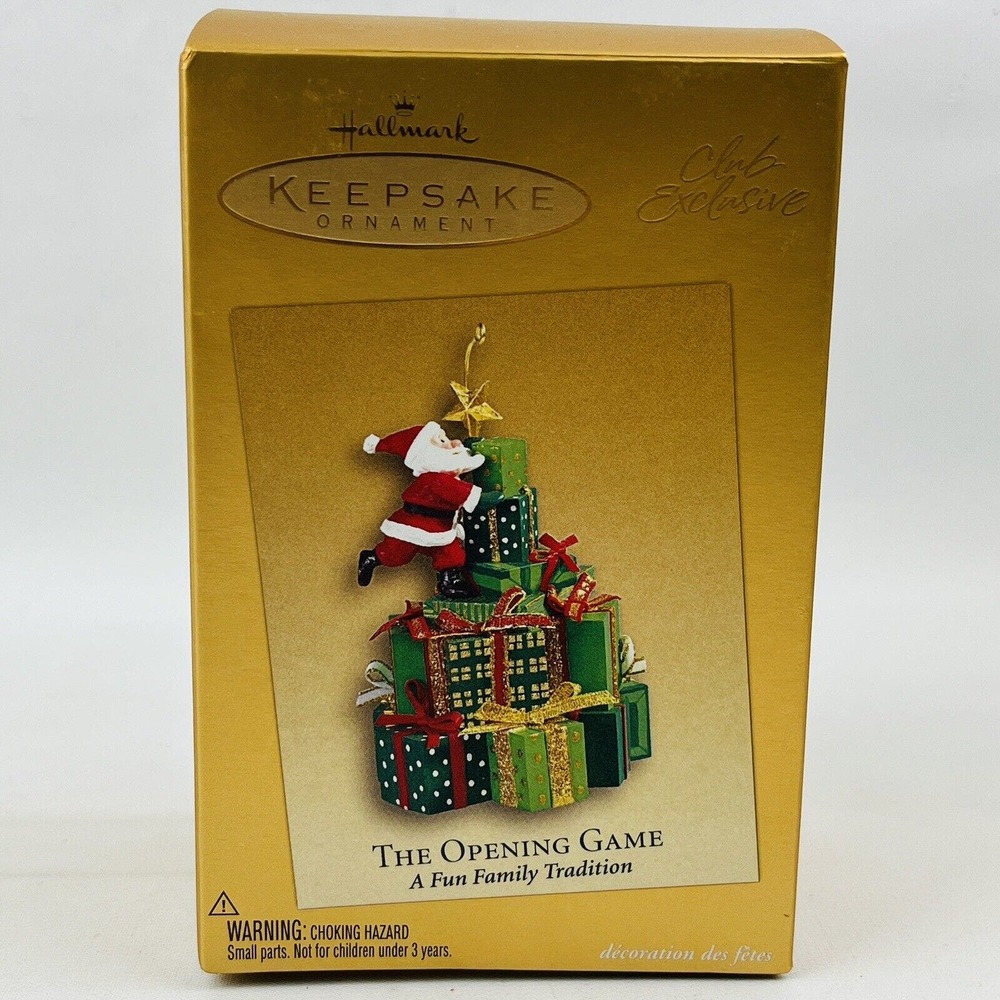 Hallmark The Opening Game Keepsake Ornament‎ Dated 2005 Club Exclusive